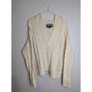 American Eagle Womens Oversized Chunky Sweater Size Small Relaxed Fit Cable Knit